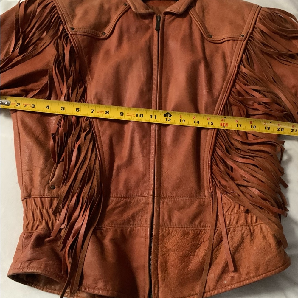 🍁Women's Genuine Leather Brown/Rust Thinsulated Lined jacket. Size Medium - Picture 10 of 10